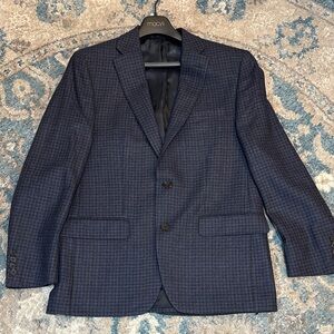 Ralph Lauren Dark Blue Patterned Blazer